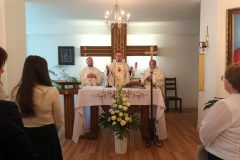 Wprowadzenie relikwii św. Faustyny Kowalskiej do Domu Pomocy Społecznej „Kalina”